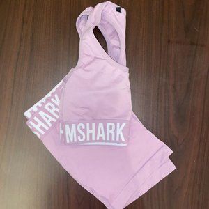 Women's Gymshark Sports Bra + Compression Shorts Set